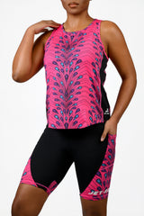 FIRECRACKER African Print Biker Shorts for Women – High Waist Workout, Gym & Athletic Shorts - Nkeoma