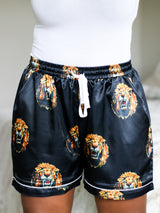 Lion Head (Isi Agu) Sleep Shorts - Nkeoma By Ivy & Livy
