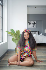 African Print Scarf - Nkeoma By Ivy & Livy