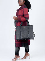 Isi Agu Leather Travel Tote Bag - Nkeoma