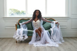 Glam Bridal Marabou Fur Robe - Nkeoma
