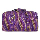 African Print Large Duffle Bag - Nkeoma