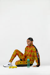 RADIANT African Print Leggings for Women – High Waist Workout Pants, Stretch Gym & Athletic Activewear - Nkeoma