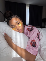 African Print Satin Sleep Shirt Dress - Nkeoma