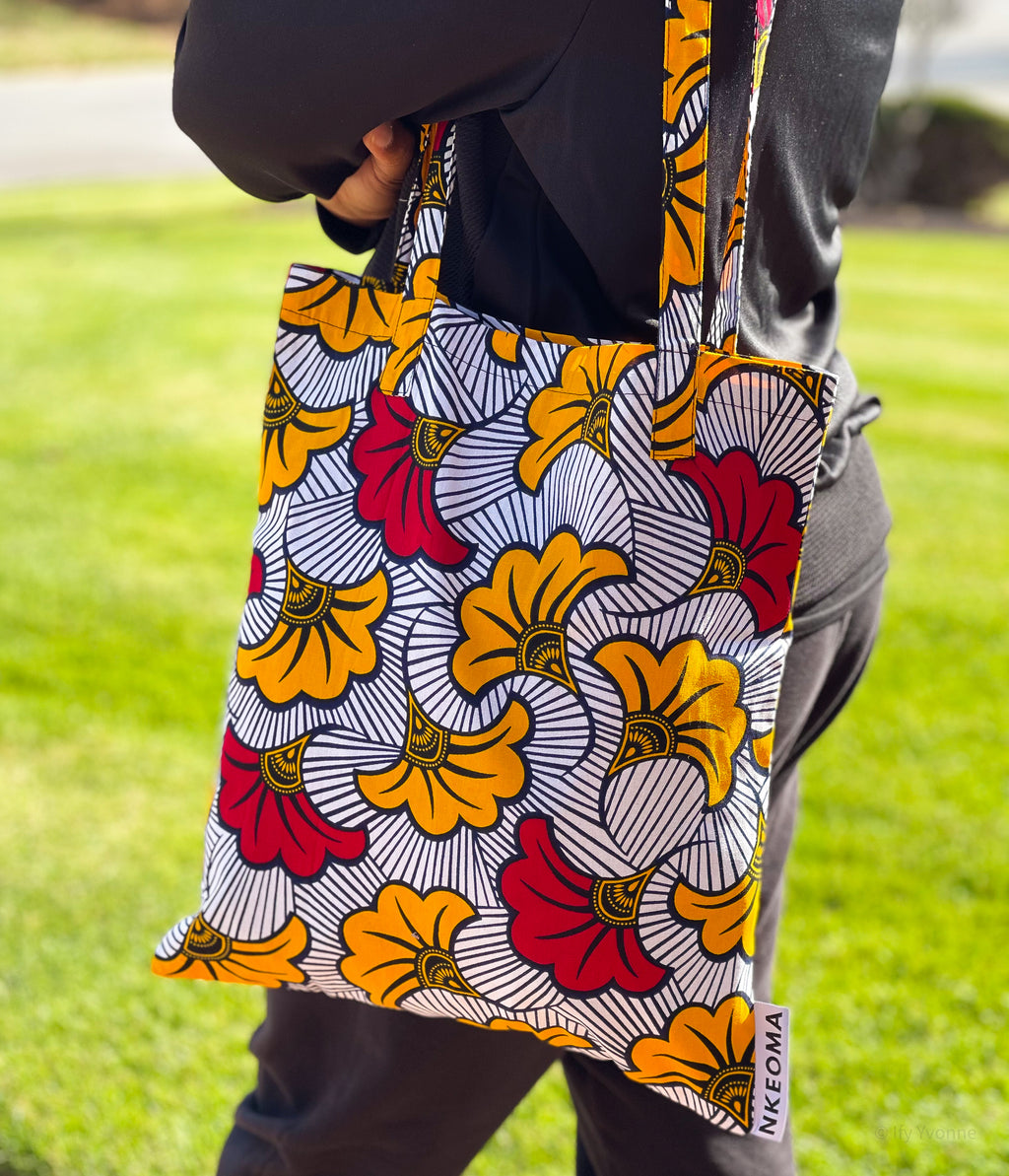 African Print Tote Bag | Nkeoma By Ivy & Livy